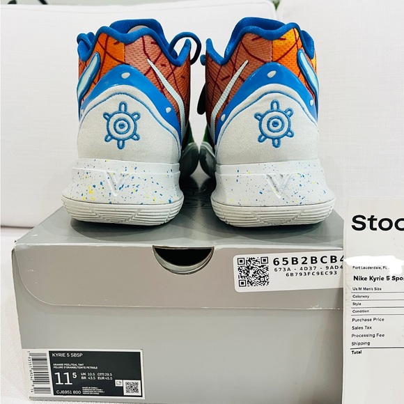 Nike Kyrie 5 Spongebob Pineapple House 11.5 - Picture 9 of 10
